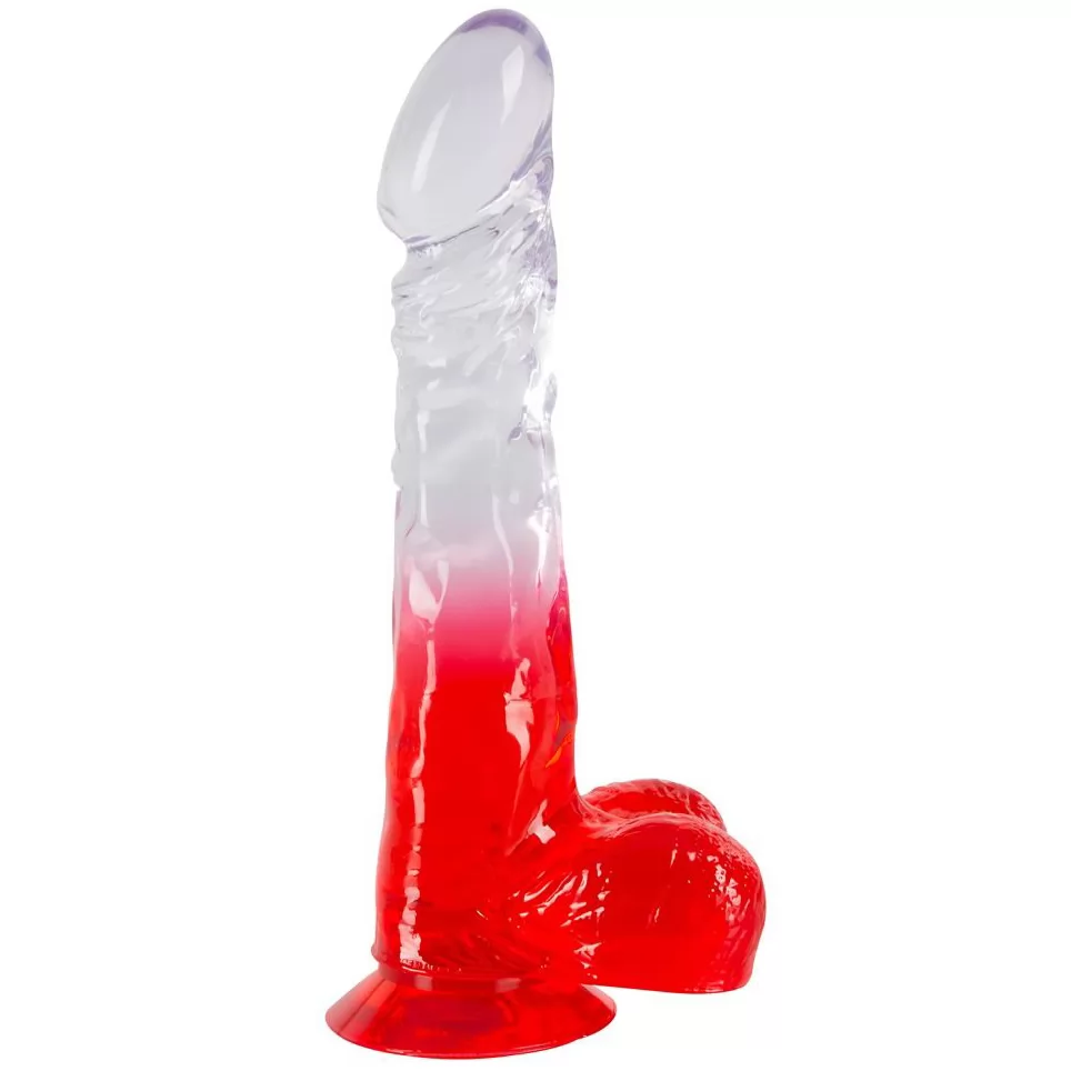 ПРОЗРАЧНЫЙ ГЕЛЕВЫЙ ФАЛЛОИМИТАТОР TWOTONE TOY (20 СМ). Вид 1.