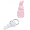РОЗОВЫЙ ВИБРОЗАЙЧИК 4PLAY FINGER RING VIBE RABBIT PINK. Вид 1.