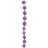 ФИОЛЕТОВАЯ АНАЛЬНАЯ ЦЕПОЧКА JUMBO JELLY THAI BEADS. Вид 1.