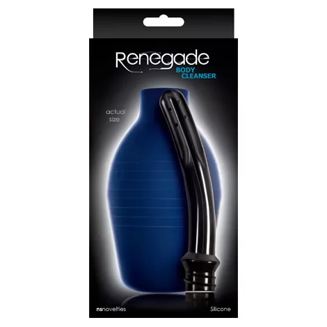 СИНИЙ АНАЛЬНЫЙ ДУШ RENEGADE BODY CLEANSER. Вид 2.