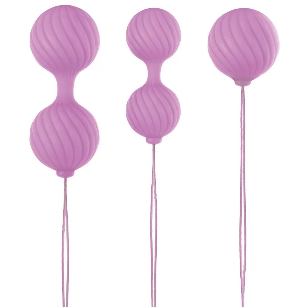 НАБОР СИЛИКОНОВЫХ ШАРИКОВ LUXE O  WEIGHTED KEGEL BALLS. Вид 1.