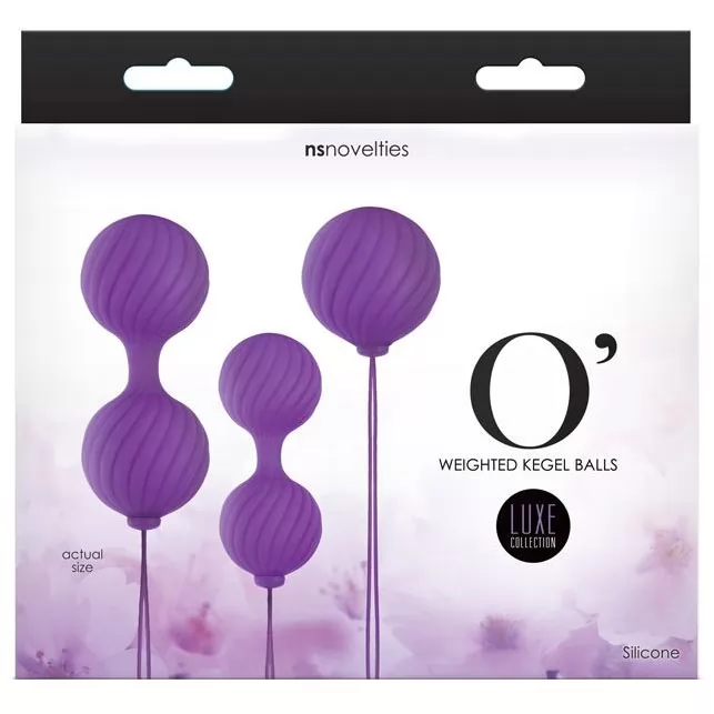 НАБОР ВАГИНАЛЬНЫХ ШАРИКОВ LUXE O  WEIGHTED KEGEL BALLS. Вид 2.