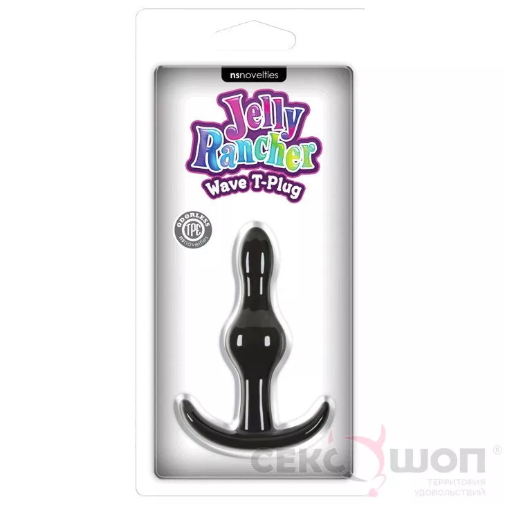 АНАЛЬНАЯ ПРОБКА ДЛЯ НОШЕНИЯ JELLY RANCHER WAVE T-PLUG. Вид 2.