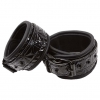 ЧЕРНЫЕ СОЕДИНЕННЫЕ ЦЕПЬЮ НАРУЧНИКИ SINFUL WRIST CUFFS. Вид 1.