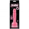 Светящийся в темноте фаллоимитатор Firefly Pleasures 5 (розовый). Вид 2.