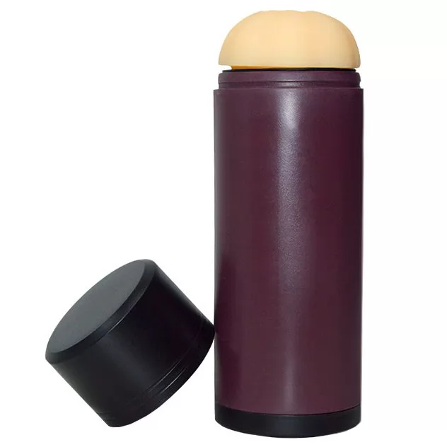 МАСТУРБАТОР-АНУС NALONE LIP LOVER В КОРИЧНЕВОЙ ТУБЕ. Вид 1.