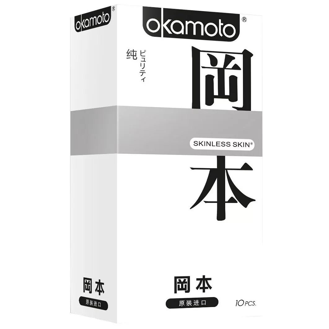 ПРЕЗЕРВАТИВЫ OKAMOTO SKINLESS SKIN PURITY (10 ШТ.). Вид 1.