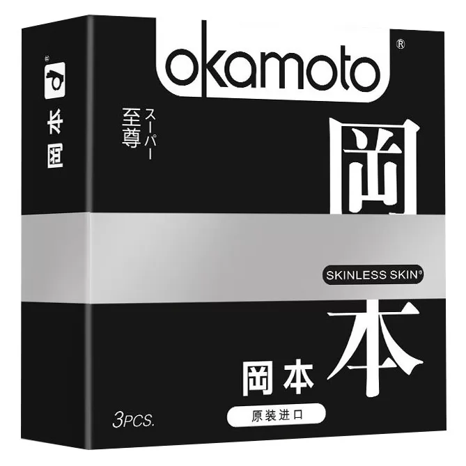ПРЕЗЕРВАТИВЫ OKAMOTO SKINLESS SKIN SUPER АССОРТИ (3 ШТ.). Вид 1.