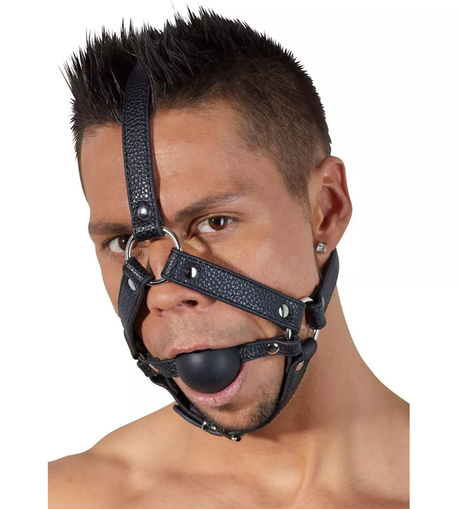 КЛЯП-НАМОРДНИК С ФИКСАЦИЕЙ НА ГОЛОВУ HEAD HARNESS. Вид 1.