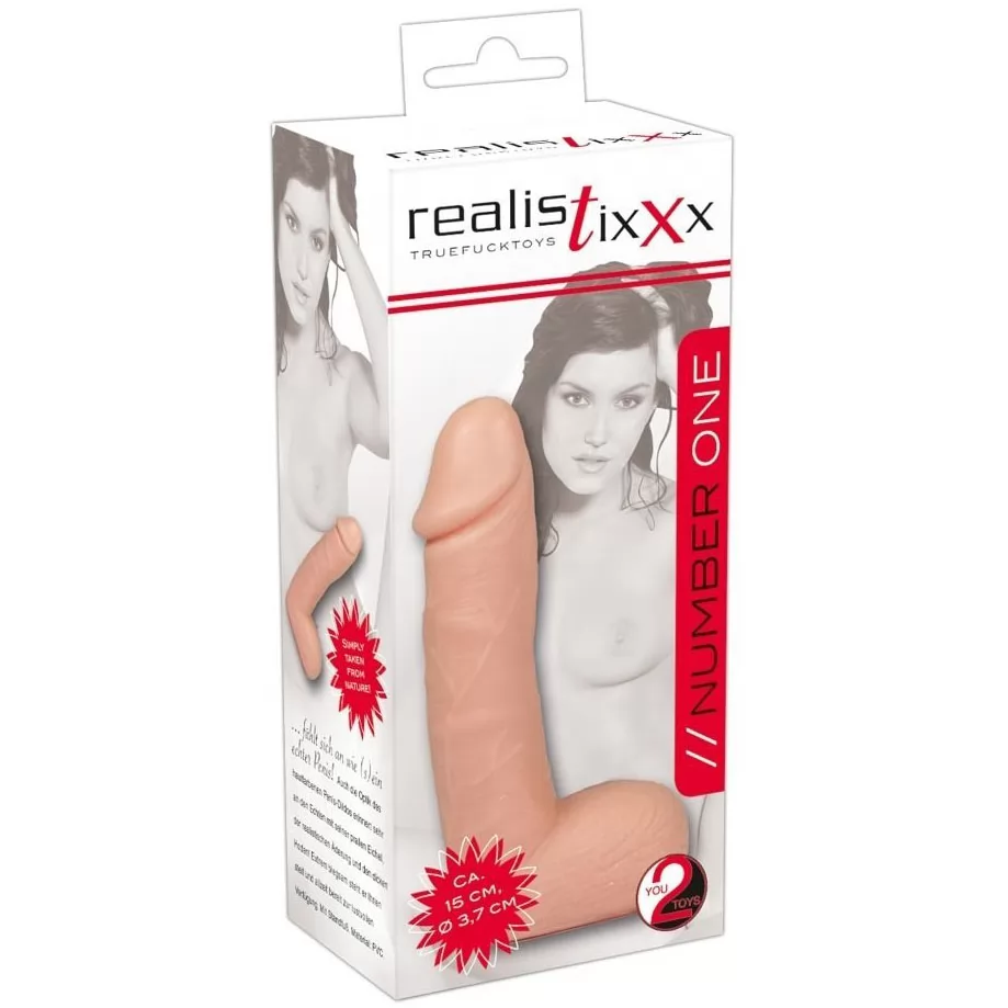 РЕАЛИСТИЧНЫЙ ФАЛЛОИМИТАТОР REALISTIXXX DILDO 6. Вид 3.