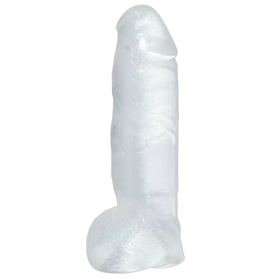 КРИСТАЛЬНЫЙ ФАЛЛОИМИТАТОР BIG DONG (23 СМ). Вид 1.