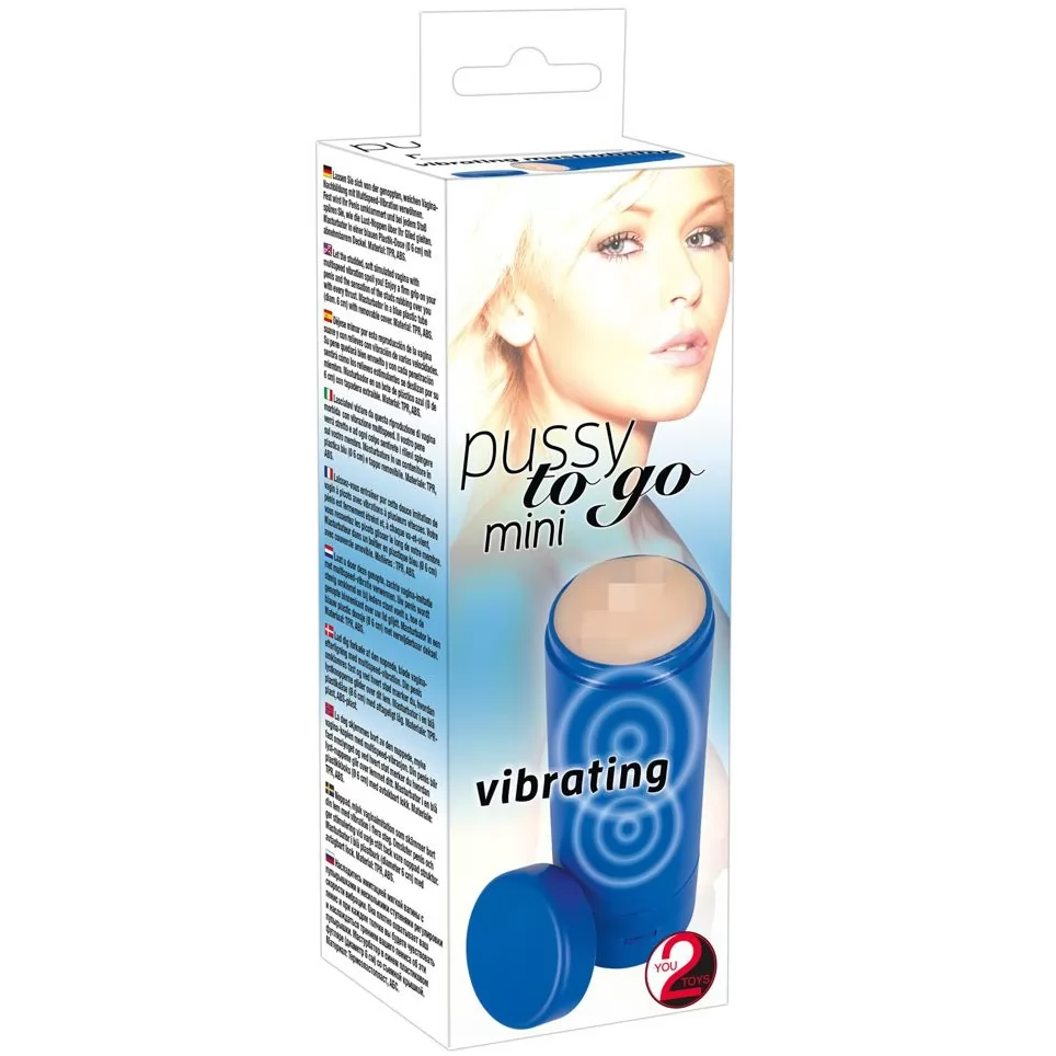ВИБРОМАСТУРБАТОР ВАГИНА PUSSY TO GO MINI VIBRATING. Вид 2.