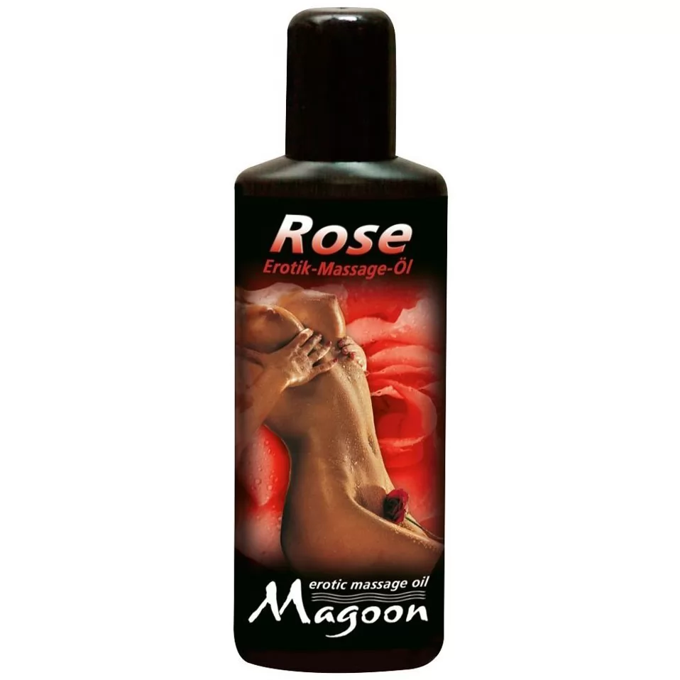МАССАЖНОЕ МАСЛО MAGOON ROSE «РОЗА» (100 МЛ). Вид 1.