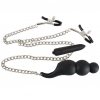 ЗАЖИМЫ НА СОСКИ С ВИБРАТОРОМ НА ЦЕПОЧКЕ NIPPLE CLIPS. Вид 2.
