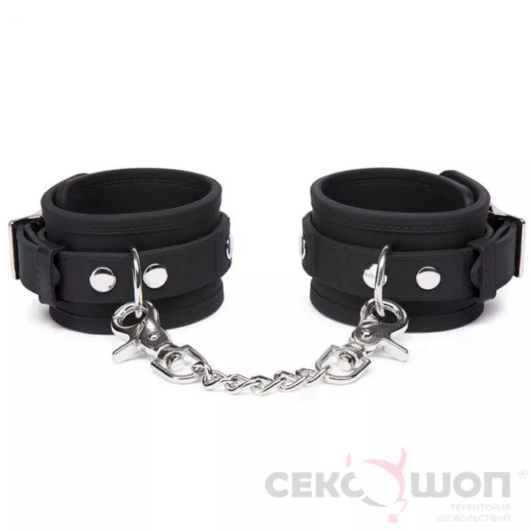 СИЛИКОНОВЫЕ НАРУЧНИКИ SHACKLES SILICONE. Вид 1.