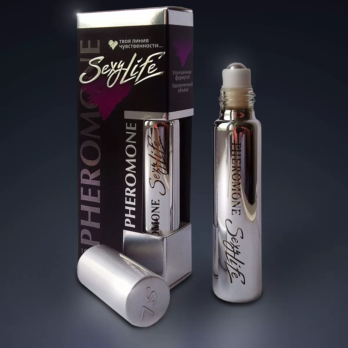 МУЖСКИЕ ДУХИ С ФЕРОМОНАМИ SEXY LIFE №5 ФИЛОСОФИЯ АРОМАТА HIGHER (10 МЛ). Вид 1.