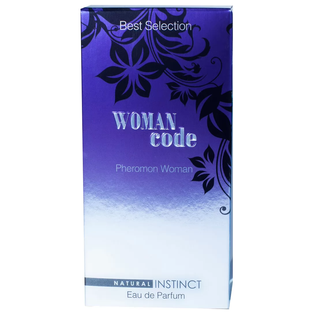 ЖЕНСКИЕ ДУХИ С ФЕРОМОНАМИ NATURAL INSTINCT WOMAN CODE (50 МЛ). Вид 1.