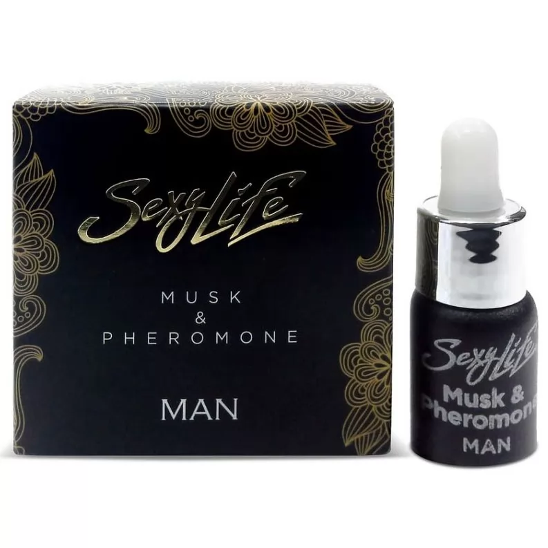 МУЖСКИЕ ДУХИ С ФЕРОМОНАМИ SEXY LIFE MUSK PHEROMONE (5 МЛ). Вид 1.