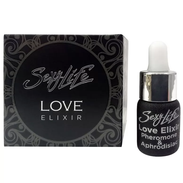 ЭФИРНОЕ МАСЛО С ФЕРОМОНАМИ SEXY LIFE LOVE ELIXIR УНИСЕКС (5 МЛ). Вид 1.