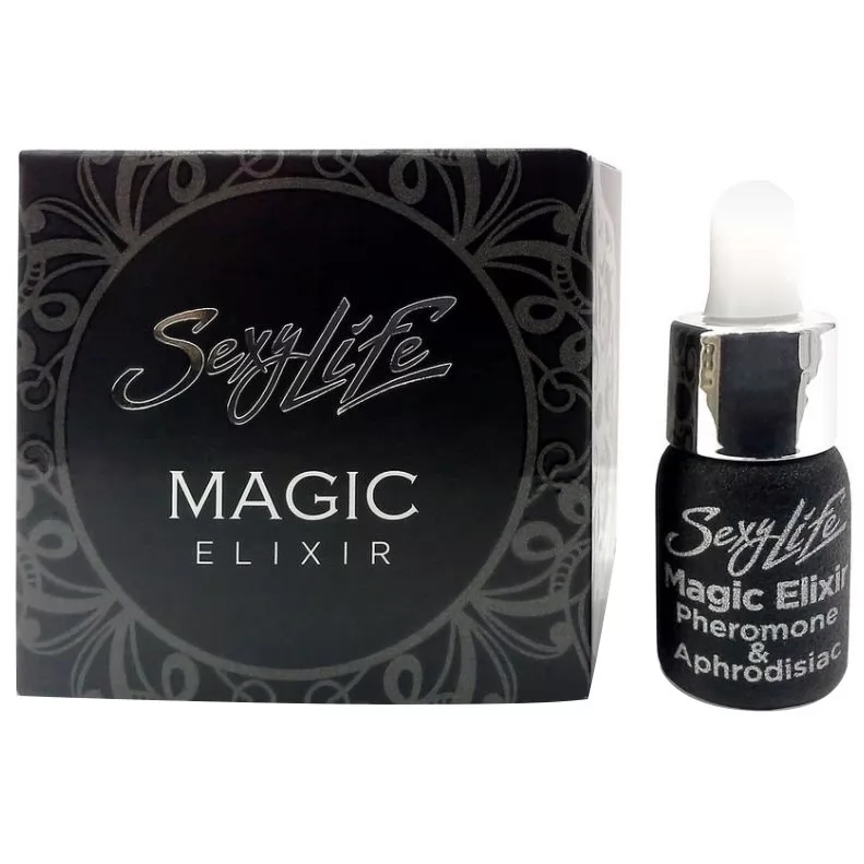 ЭФИРНОЕ МАСЛО С ФЕРОМОНАМИ SEXY LIFE MAGIC ELIXIR УНИСЕКС (5 МЛ). Вид 1.