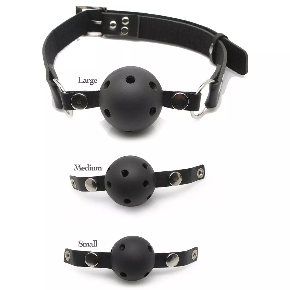 СИСТЕМА КЛЯПОВ ИЗ 3 ШАРИКОВ BALL GAG TRAINING SYSTEM. Вид 1.