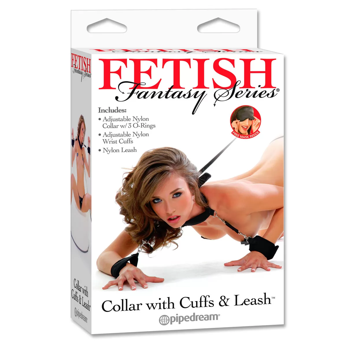 НАБОР ДЛЯ БОНДАЖА COLLAR WITH CUFFS AND LEASH. Вид 3.