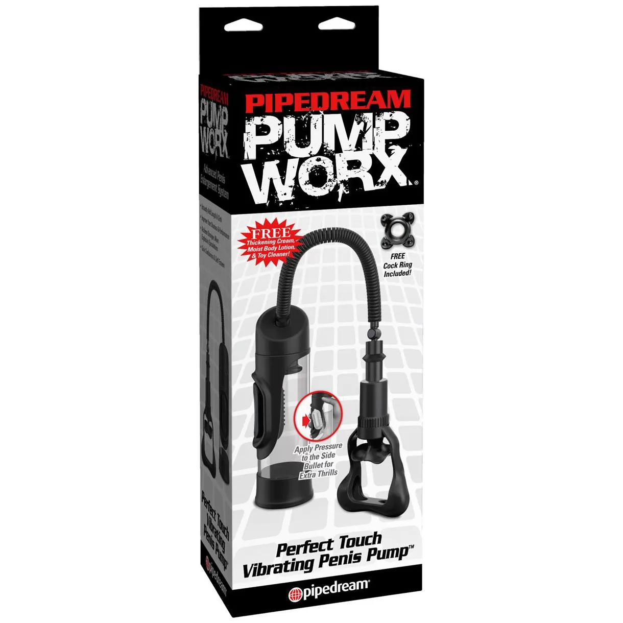 ВАКУУМНАЯ ПОМПА С ВИБРАЦИЕЙ PERFECT TOUCH VIBRATING PENIS PUMP. Вид 4.