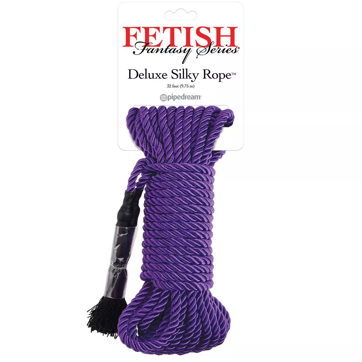ФИОЛЕТОВАЯ ВЕРЕВКА ДЛЯ ФИКСАЦИИ DELUXE SILKY ROPE (9,75 М). Вид 1.