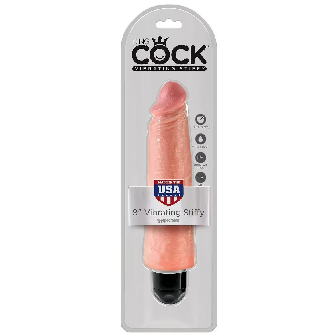 ТЕЛЕСНЫЙ ВИБРАТОР-РЕАЛИСТИК 8  VIBRATING STIFFY (25 СМ). Вид 3.