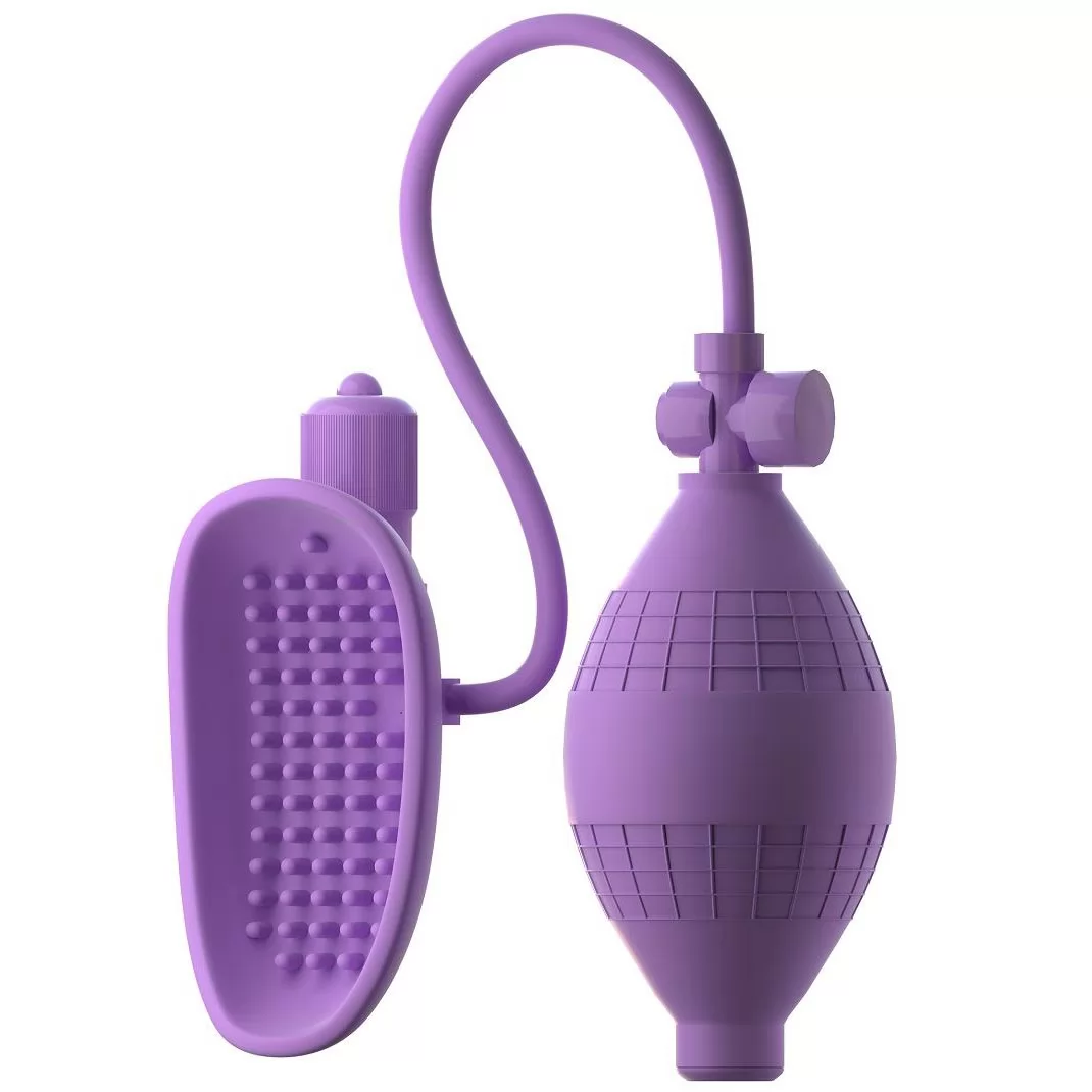 СИРЕНЕВАЯ ВАКУУМНАЯ ВИБРОПОМПА ДЛЯ ВАГИНЫ SENSUAL PUMP-HER. Вид 1.