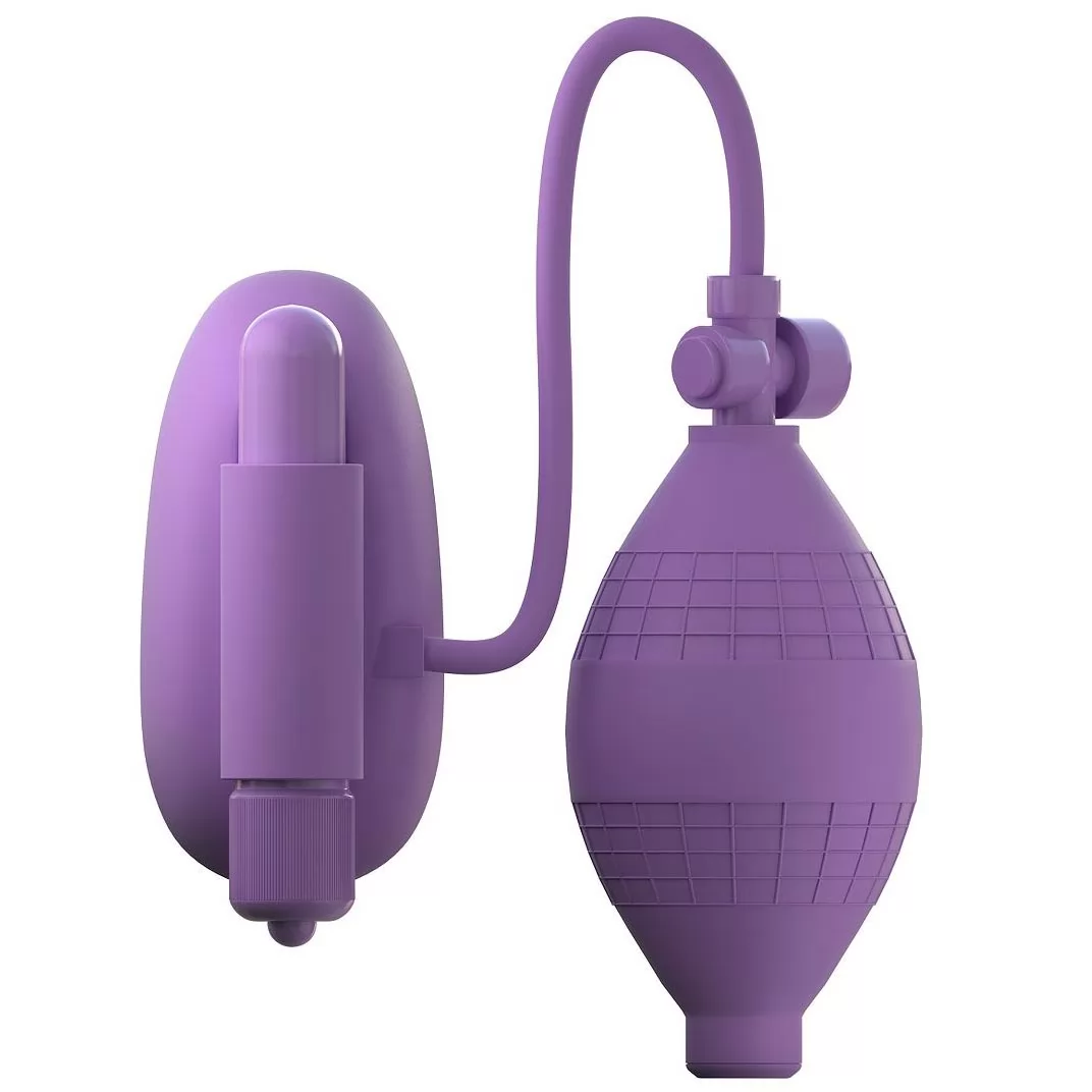 СИРЕНЕВАЯ ВАКУУМНАЯ ВИБРОПОМПА ДЛЯ ВАГИНЫ SENSUAL PUMP-HER. Вид 3.