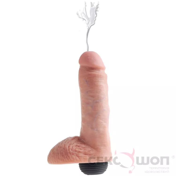 КОНЧАЮЩИЙ ФАЛЛОИМИТАТОР SQUIRTING COCK WITH BALLS. Вид 2.