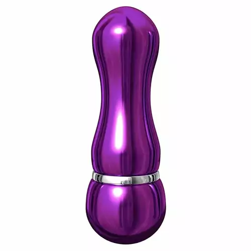 Фиолетовый алюминиевый вибратор PURPLE SMALL — в подарок!