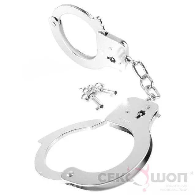 МЕТАЛЛИЧЕСКИЕ НАРУЧНИКИ DESIGNER CUFFS. Вид 2.