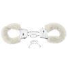 МЕХОВЫЕ БЕЛЫЕ НАРУЧНИКИ BEGINNER S FURRY CUFFS. Вид 2.