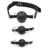 СИСТЕМА КЛЯПОВ ИЗ 3 ШАРИКОВ BALL GAG TRAINING SYSTEM. Вид 1.