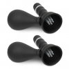 ЧЕРНЫЕ ВИБРОПОМПЫ НА СОСКИ CORDLESS VIBRATING NIPPLE SUCKERS. Вид 1.