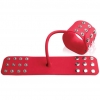 СИЛИКОНОВЫЕ НАРУЧНИКИ SILICONE CUFFS RED. Вид 1.