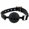 СИЛИКОНОВЫЙ ДЫШАЩИЙ КЛЯП SILICONE BREATHABLE BALL GAG MEDIUM. Вид 1.