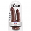 КОРИЧНЕВЫЙ АНАЛЬНО - ВАГИНАЛЬНЫЙ ФАЛЛОС DOUBLE PENETRATOR. Вид 4.
