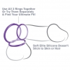 НАБОР ИЗ ТРЕХ ЭРЕКЦИОННЫХ КОЛЕЦ SILICONE 3-RING STAMINA SET. Вид 2.