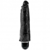 ЧЁРНЫЙ ВИБРАТОР - РЕАЛИСТИК 8  VIBRATING STIFFY (25 СМ). Вид 1.