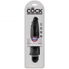 ЧЁРНЫЙ ВИБРАТОР - РЕАЛИСТИК 8  VIBRATING STIFFY (25 СМ). Вид 3.