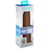 КОФЕЙНАЯ НАСАДКА-УДЛИНИТЕЛЬ UNCUT SILICONE PENIS ENHANCER 17,8 СМ. Вид 2.