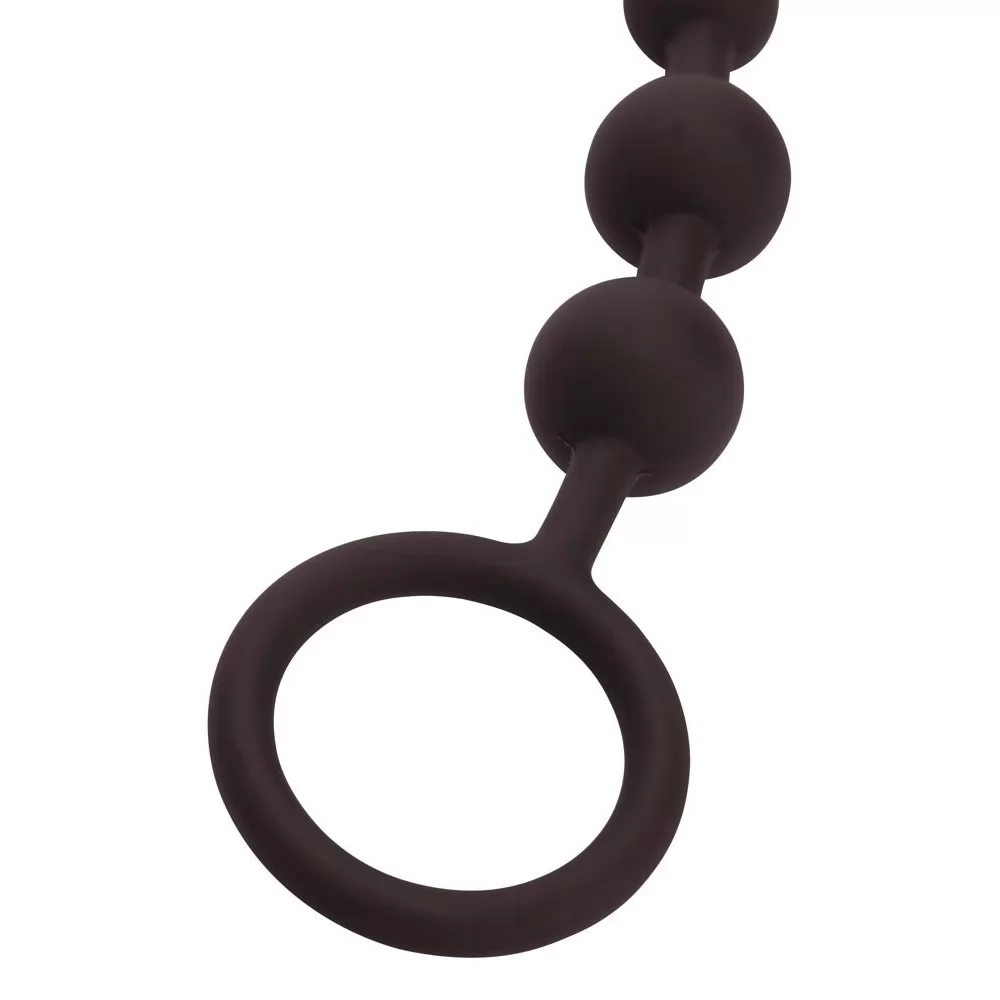 ЧЁРНАЯ АНАЛЬНАЯ ЦЕПОЧКА ANAL BEADS. Вид 2.