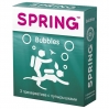 ПРЕЗЕРВАТИВЫ SPRING BUBBLES С ПУПЫРЫШКАМИ (3 ШТ.). Вид 1.