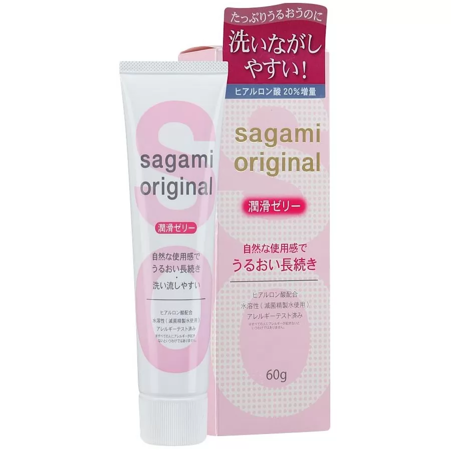 ГЕЛЬ-СМАЗКА НА ВОДНОЙ ОСНОВЕ SAGAMI ORIGINAL (60 Г). Вид 1.