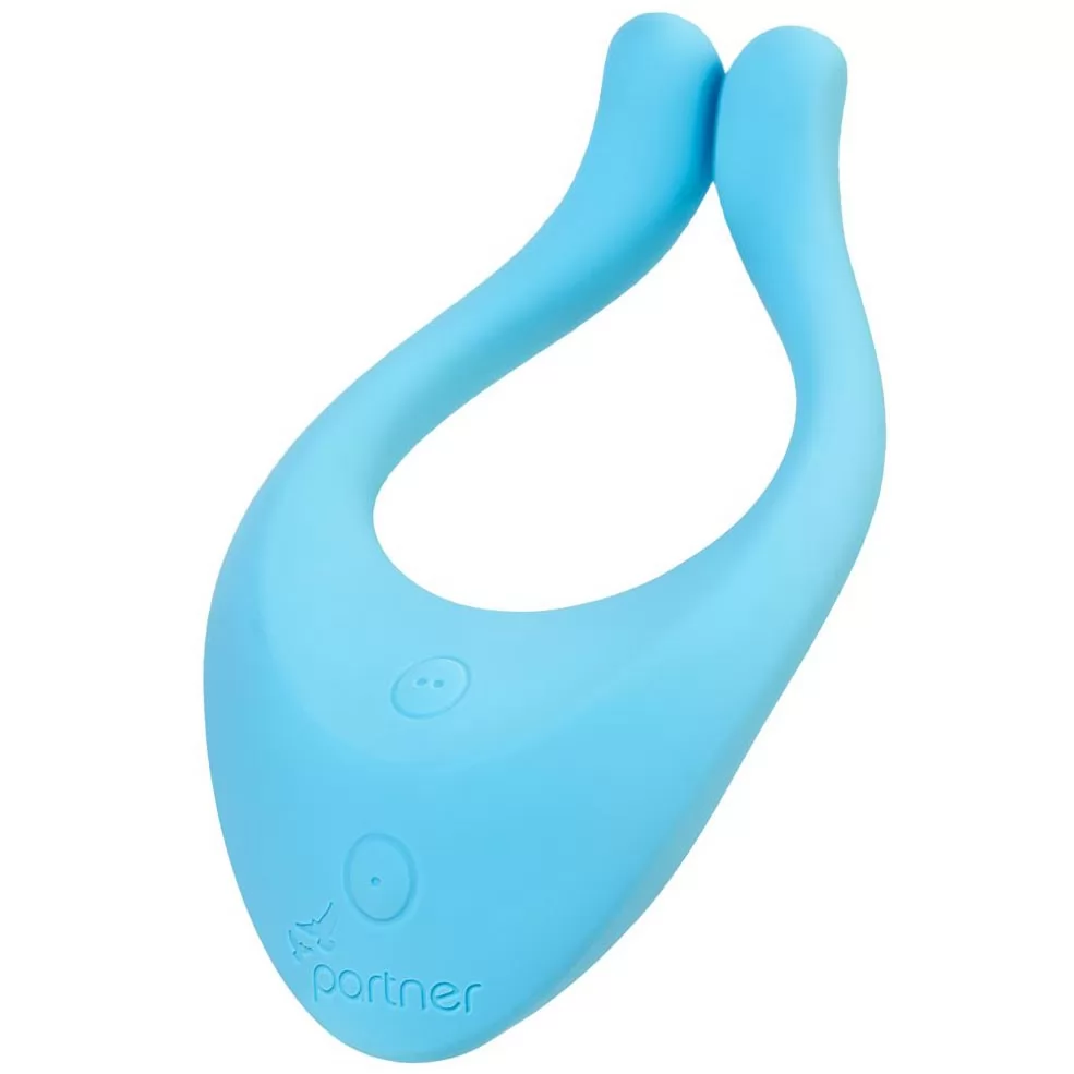 ГОЛУБОЙ ВИБРОМАССАЖЕР ДЛЯ ПАР SATISFYER PARTNER MULTIFUN 1. Вид 2.