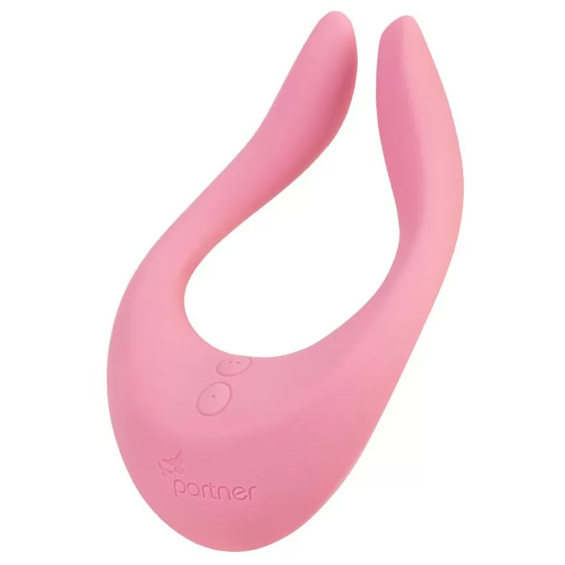РОЗОВЫЙ ВИБРАТОР ДЛЯ ПАР SATISFYER PARTNER MULTIFUN 2. Вид 1.