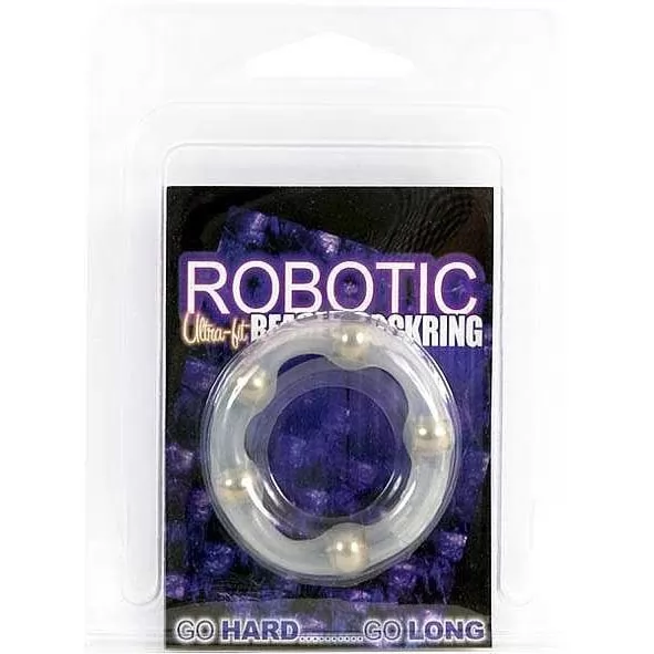 ЭРЕКЦИОННОЕ КОЛЬЦО ROBOTIC BEADED COCKRING. Вид 2.
